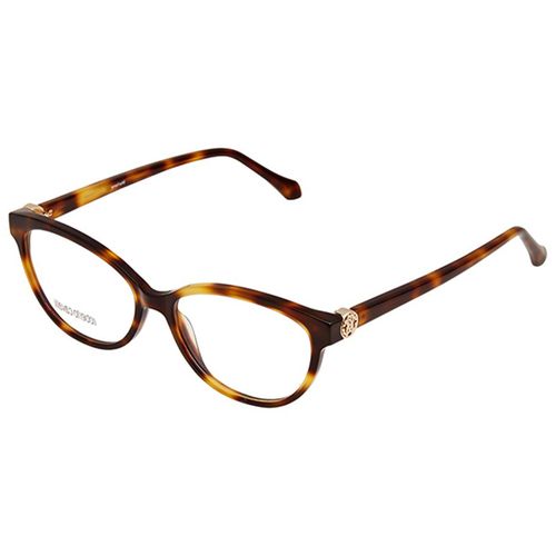Kính Mắt Cận Roberto Cavalli Ladies Tortoise Round Eyeglass Frames RC507205254 Màu Nâu
