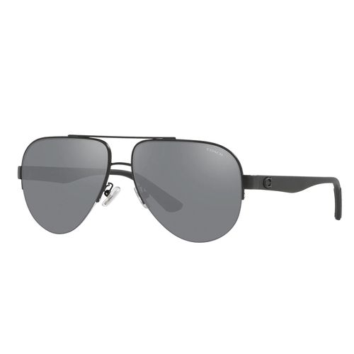 Kính Mát Coach Men Fashion Matte Gunmetal Sunglasses HC7121-938187-58 Màu Xám Đen