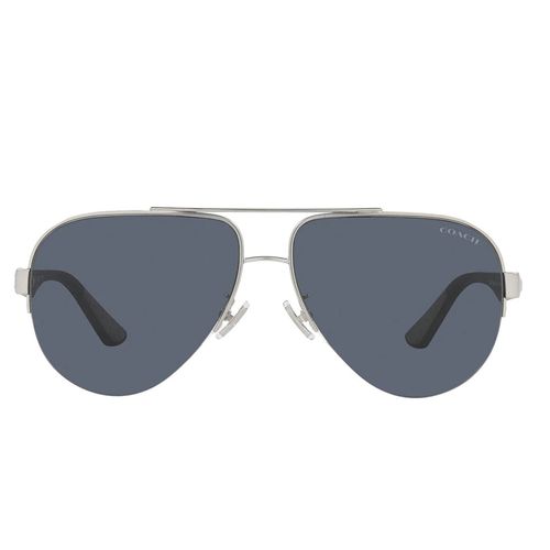 Kính Mát Coach Men Fashion Matte Silver Sunglasses HC7121-938287-58 Màu Xanh-1