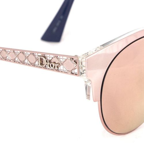 Kính Mát Dior Pink Diorama Mini Cat-Eye Sunglasses Mirrored Lens S8R/0J Màu Hồng-1