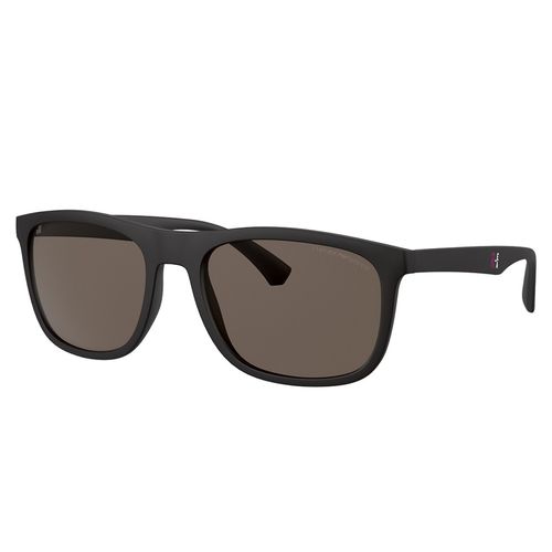 Kính Mát Emporio Armani Matte Black Sunglasses EA4158F-5869-3 58 Màu Nâu Đen