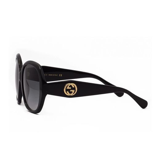 Kính Mát Gucci Grey Gradient Oversized Ladies Sunglasses GG0796S 001 56 Màu Xám Đen-4