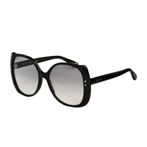 Kính Mát Gucci Sunglasses GG0472S 001 56 Màu Xám Đen - Kính mắt - Vua Hàng Hiệu
