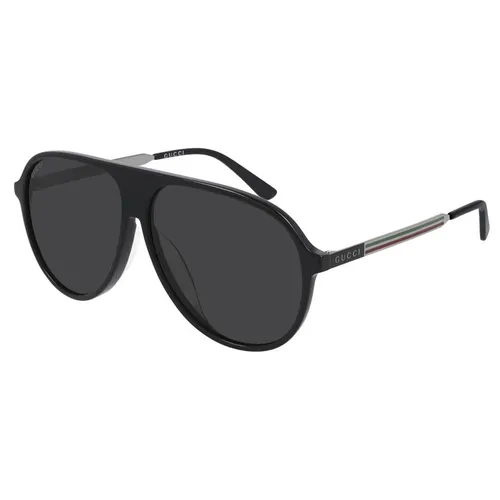 Kính Mát Nam Gucci Grey Aviator Sunglasses GG0829SA 001 61 Màu Xám Đen - Kính mắt - Vua Hàng Hiệu