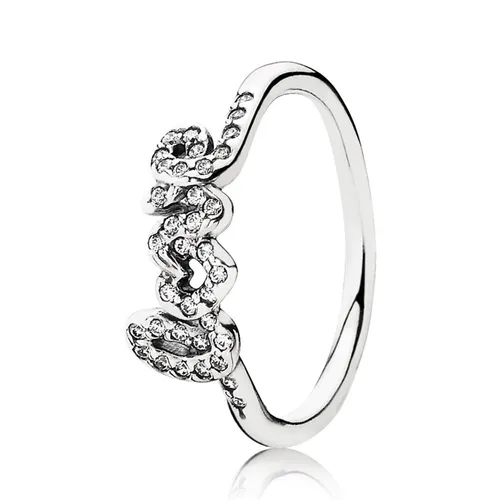 Nhẫn Pandora Love Silver Ring With Cubic Zirconia 190928CZ Màu Bạc