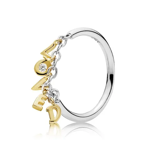 Nhẫn Pandora Loved Script Ring 167799CZ Màu Bạc Size 56