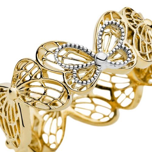 Nhẫn Pandora Openwork Butterfly Ring 167947 Màu Vàng Gold-1