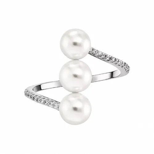 Trang sức Misaki Monaco - Nhẫn Misaki Monaco Silver With White Artisanal Pearls Màu Bạc - Vua Hàng Hiệu