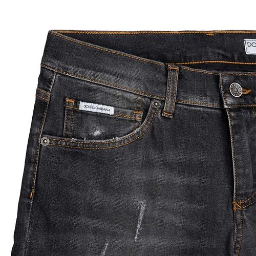 Quần Jeans Nam Dolce & Gabbana D&G Skinny GY07LD G8GV5 Màu Đen Size 44-4