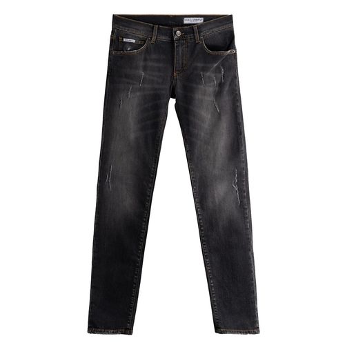 Quần Jeans Dolce & Gabbana Skinny GY07LD G8GV5 Màu Đen Size 48