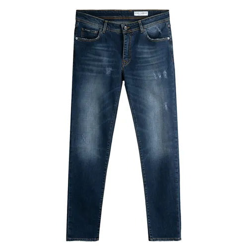 Quần Jeans Nam Dolce & Gabbana D&G Slim GYZR1D G8GV4 Màu Xanh Size 50