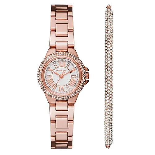 Michael Kors Darci Watch  Bracelet Gift Set Ladies Watch MK3715 Rose   WatchShopcom