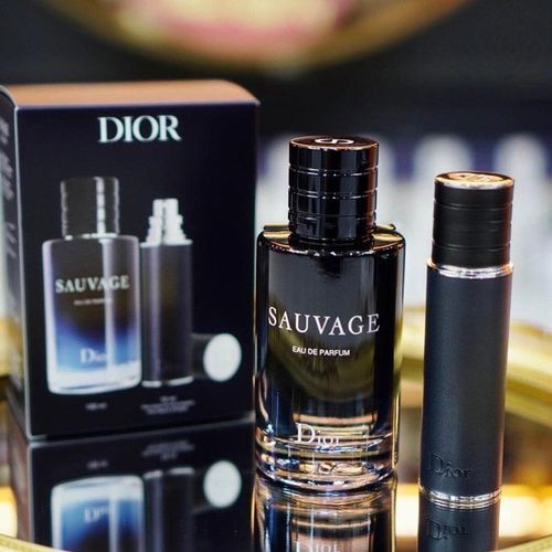 Set Nước Hoa Nam Dior Sauvage EDP Gift Set (100ml + mini 10ml)-2