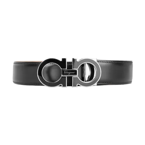 Thắt Lưng Salvatore Ferragamo Adjustable Gancini 0671502 Màu Đen Size 100