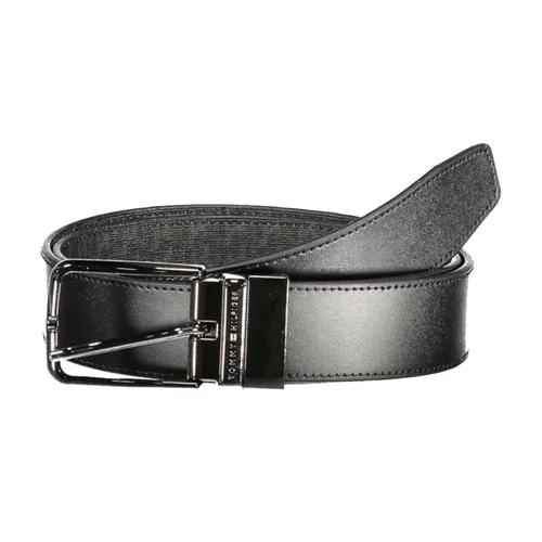 Thắt lưng Tommy Hilfiger - Thắt Lưng Tommy Hilfiger Da 2 Mặt 07976-0GS Màu Đen Size 105 - Vua Hàng Hiệu