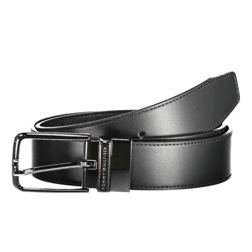 Thắt Lưng Tommy Hilfiger Da 2 Mặt 07976-0GT Màu Đen Size 100 - Thắt lưng - Vua Hàng Hiệu