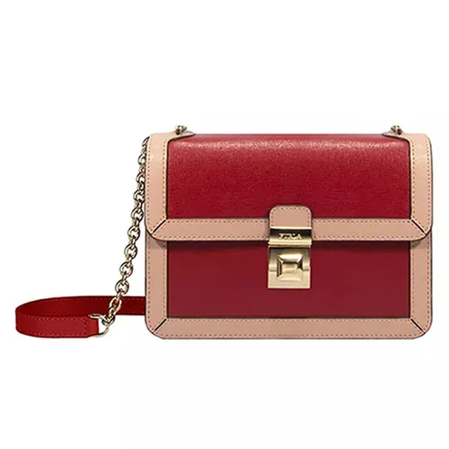 Túi Đeo Chéo Furla Badedix Dixie Desert H Chalk Màu Đỏ