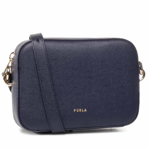 Túi Đeo Chéo Furla Block Crossbody Bag Leather Màu Xanh Navy
