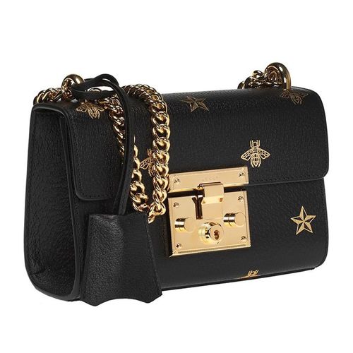 Túi Đeo Chéo Gucci Handbags Padlock 432182 DJ2LG 1055 Shoulder Bag Màu Đen-1