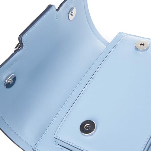 Túi Đeo Chéo Michael Kors MK Heather Crossbody Bag Màu Xanh Blue-4