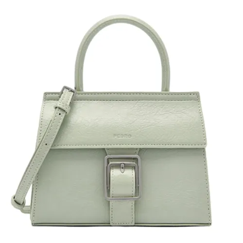 Túi Đeo Chéo Nữ Pedro Brno Top Handle Bag Light Green 55060019 Màu Xanh Nhạt