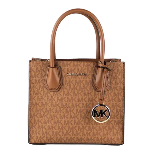 Túi Xách Michael Kors MK Medium Mercer 35S1GM9M2B Messenger Bag In Luggage Multi Màu Nâu