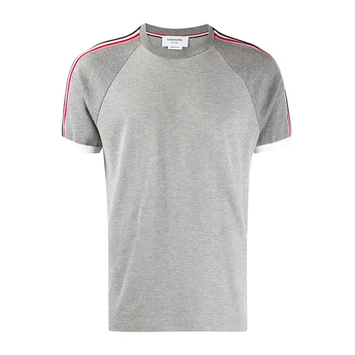 Áo Phông Thom Browne Piqué Raglan-Sleeve T-Shirt MJS112A00050 Màu Ghi Size 2