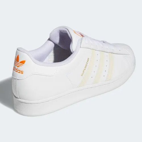 Giày Thể Thao Adidas Men’s Superstar Shoes Màu Trắng Cam Size 39-6