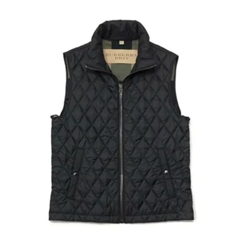 Thời trang Áo ghi lê - Áo Ghi Lê Burberry Men's Màu Đen - Vua Hàng Hiệu