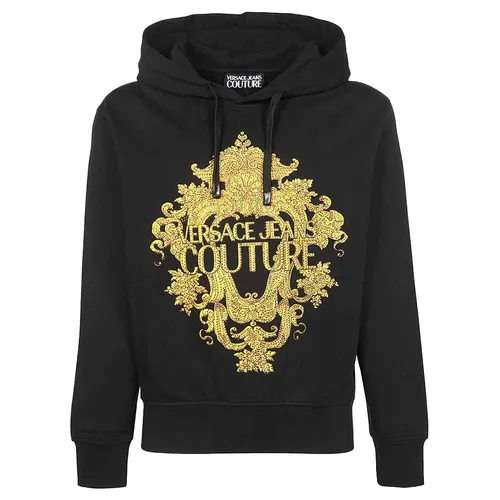Áo Hoodie Versace Jeans Couture Logo Printed 73GAIP02 CF01P G89 Màu Đen Size M
