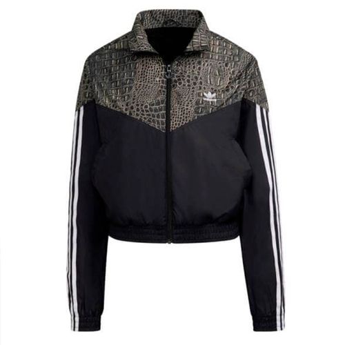 Áo Khoác Adidas Originals Women’s Track Jacket – Black/Beige Tone H20428 Màu Đen Size S-1