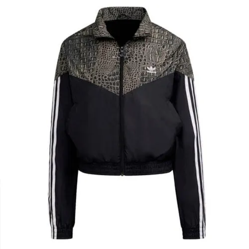 Áo Khoác Adidas Originals Women’s Track Jacket – Black/Beige Tone H20428 Màu Đen Size XL