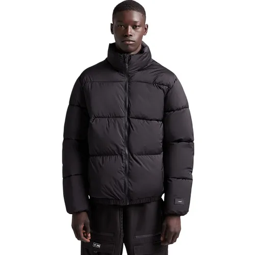 Áo Khoác Bershka Puffer Jacket Màu Đen Size XS