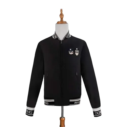 Áo Khoác Nam Dolce & Gabbana D&G Bomber G9KC8Z G7RJE N0000 Màu Đen Size 46