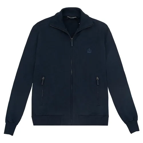 Áo Khoác Nam Dolce & Gabbana D&G Logo G9FX6T G7FVK Màu Xanh Navy Size 46