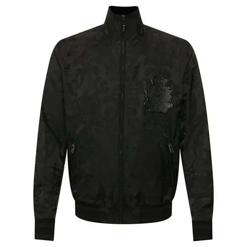 Áo Khoác Nam Dolce & Gabbana D&G Logo-patch Black G9IQJZ G7VLD Màu Đen Size 50