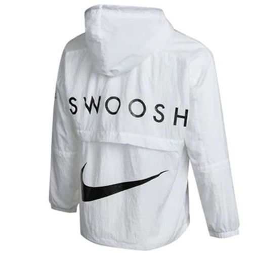 Áo Khoác Nike Men's Swoosh Logo Printed Wind Proof Jacket White DJ8038-100 Màu Trắng Size S-2