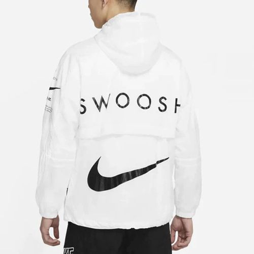 Áo Khoác Nike Men's Swoosh Logo Printed Wind Proof Jacket White DJ8038-100 Màu Trắng Size S-5