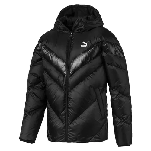 Áo Khoác Phao Puma MCS Shinny Puff Jacket 595875 Màu Đen Size L