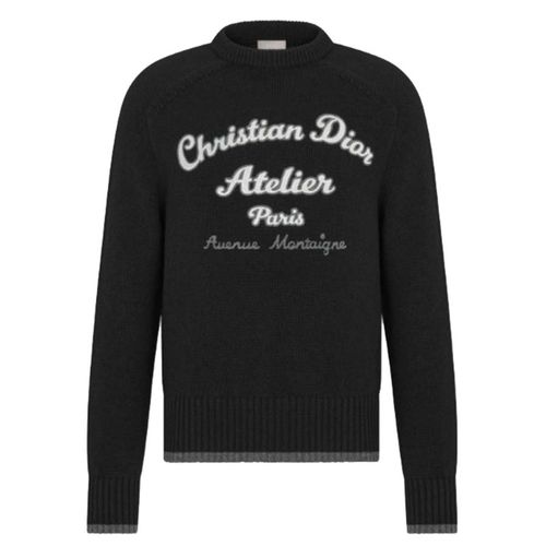 Áo Len Christian Dior Atelier Màu Đen Size XS-1