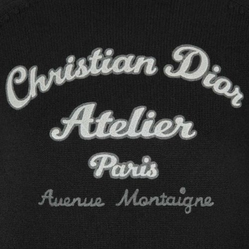 Áo Len Christian Dior Atelier Màu Đen Size XS-3