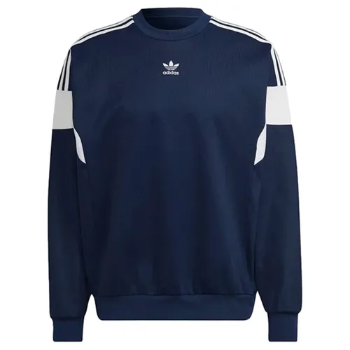 Áo Nỉ Nam Adicolor Classics Cut Line Crew Sweatshirt HN6116 Màu Xanh Navy Size M - Thời trang - Vua Hàng Hiệu