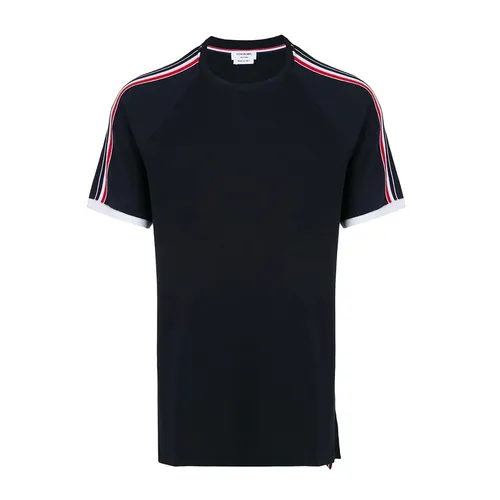 Áo Phông Thom Browne Classic Pique Short Raglan Sleeve T-shirt MJS112A00050 Màu Xanh Navy Size 2