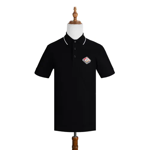 Áo Polo Burberry Logo Graphic 8021833 Màu Đen Size L
