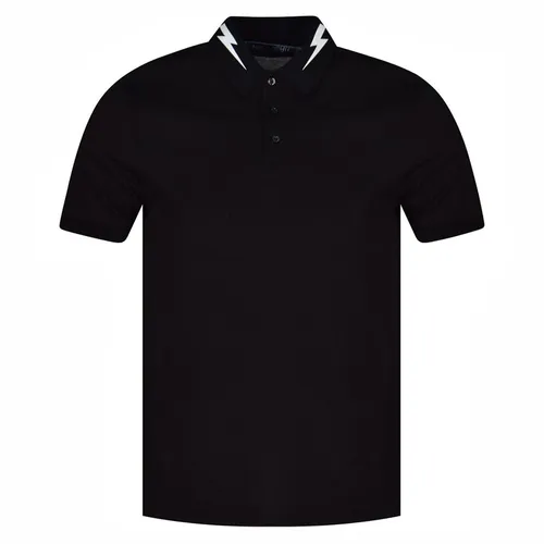 Áo Polo Neil Barrett Bolt Col Black PBJT437A P590S Màu Đen Size S – Neil Barrett