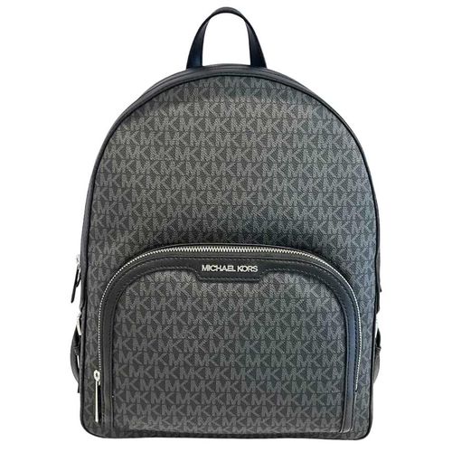 Balo Michael Kors MK Large Jaycee Abbey School Signature Leather Backpack 35S2G8TB7B Màu Đen Xám
