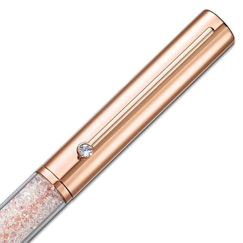 Bút Ký Swarovski Crystalline Gloss Ballpoint Pen Rose, Rose-gold Tone Plated 5568753 Màu Vàng-4