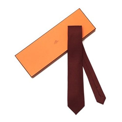 Cà Vạt Hermès Cravate Rouge H Màu Đỏ-1