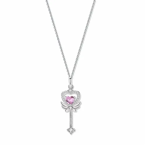 Dây Chuyền Lili Jewelry Bạc Nữ Đính Đá CZ Hình Cây Gậy Phép Thuật LILI_228751 Màu Bạc