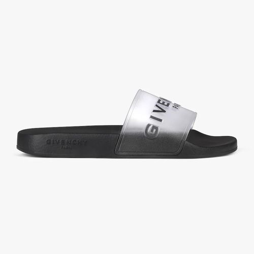 Dép Givenchy Logo Slide Sandals Màu Đen Xám Size 40-1